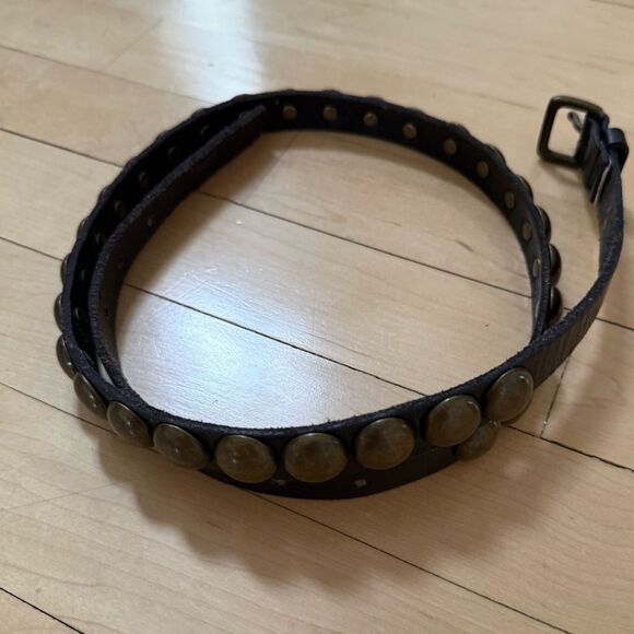 Gap Black Studded Leather Belt Size M main image 6